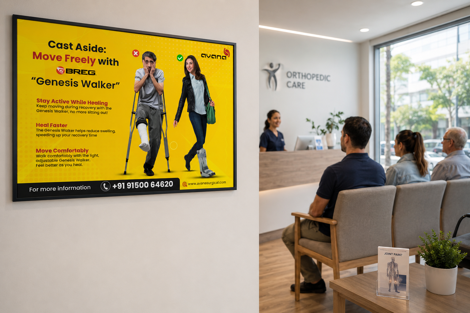 Inclinic Branding — Product Awareness Posters